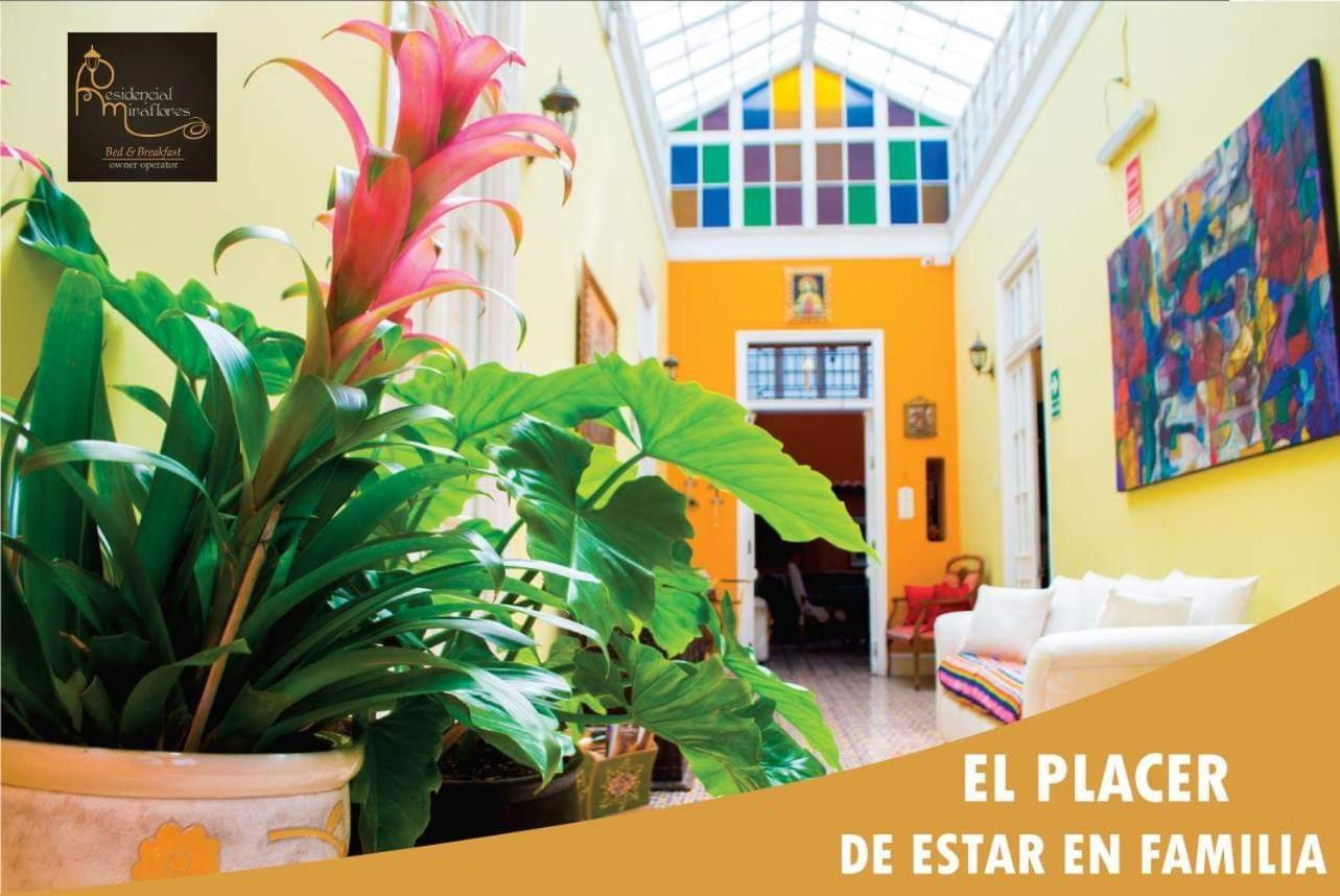 Residencial Miraflores B&B Lima Zewnętrze zdjęcie